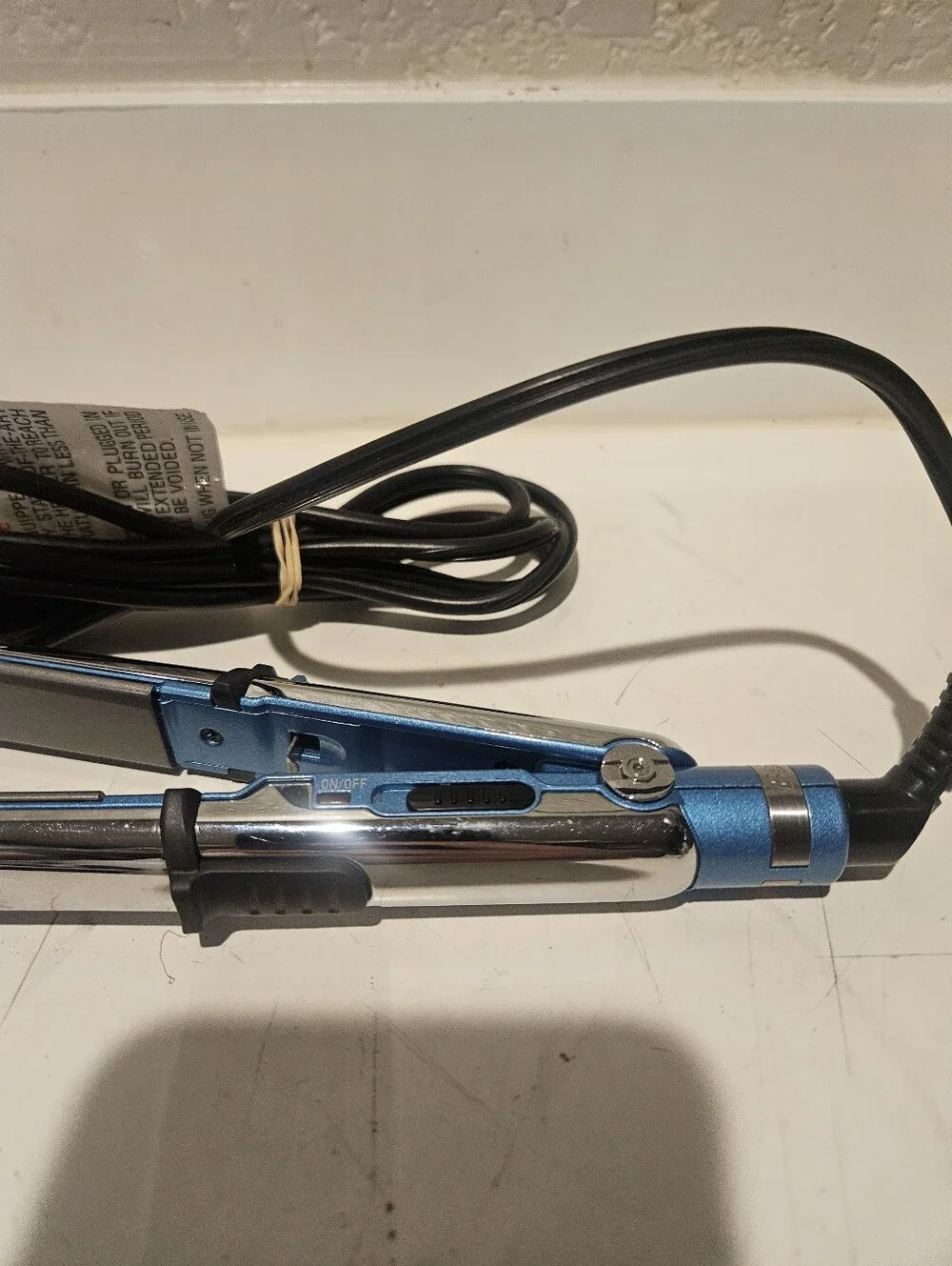 BaBylissPRO Nano Titanium Prima2000 Mini Iron Blue & Silver